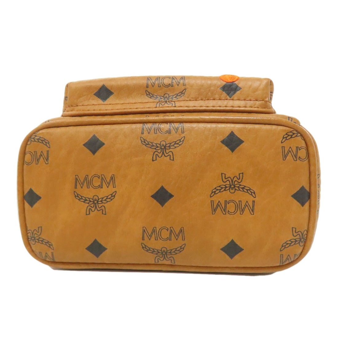 PVC MCM logo Backpack Daypack - 4