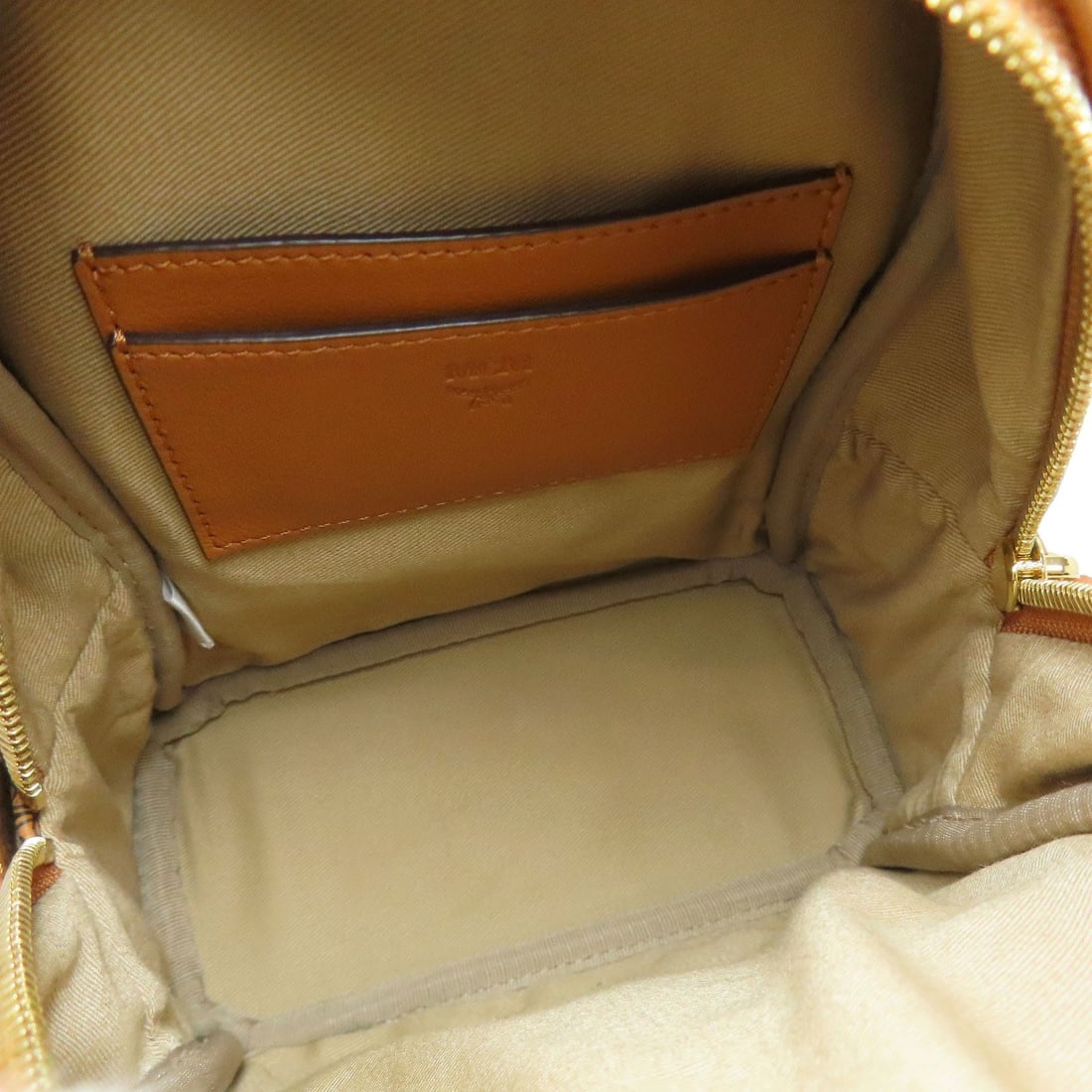 PVC MCM logo Backpack Daypack - 5