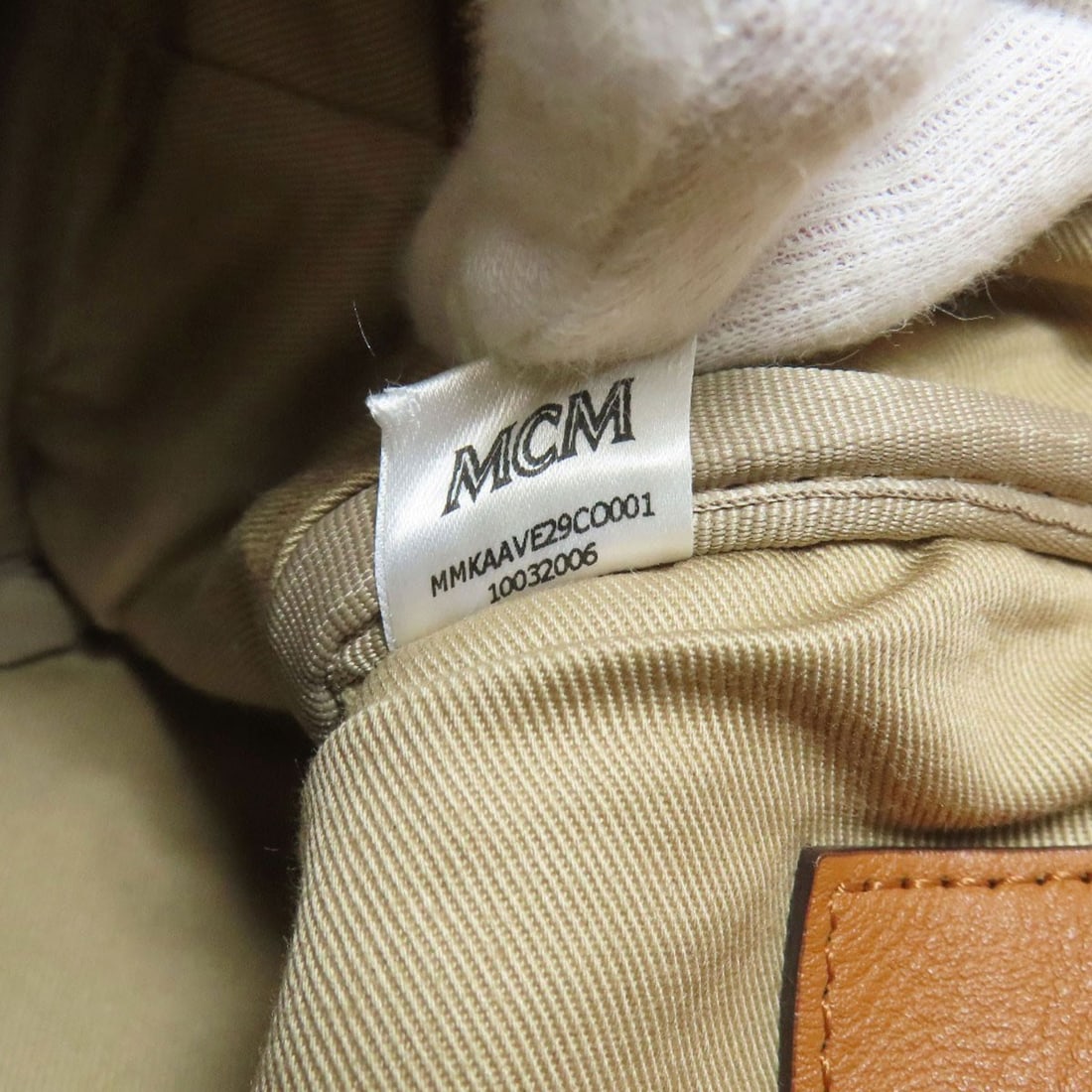 PVC MCM logo Backpack Daypack - 7