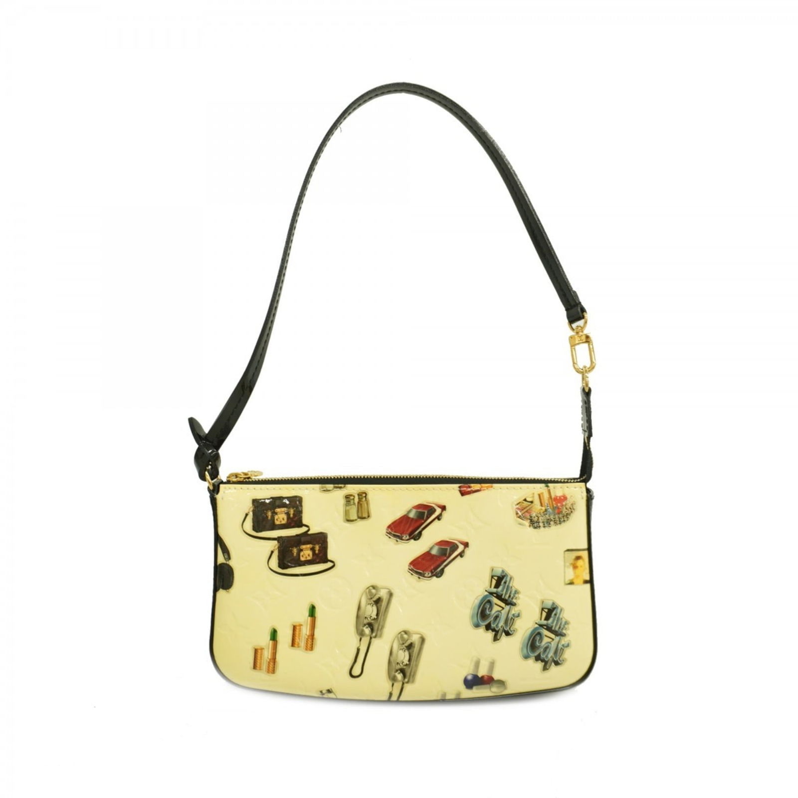 Pouch Louis Vuitton: Pouch Louis Vuitton This listing features Pouch Louis Vuitton. Item specifics are provided below. Item Specifics: Brand: Louis Vuitton Type: Pouch Color: Multi-Color, White Gender: Women Size (Hxwxd):