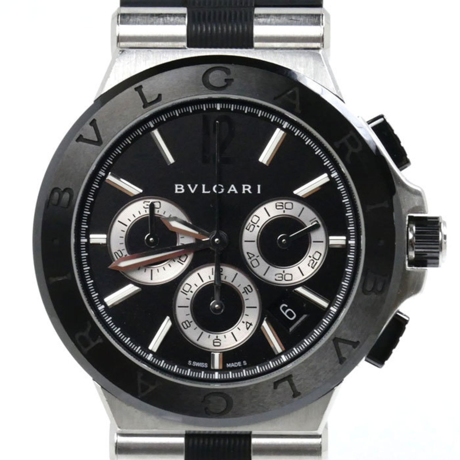 Wristwatch Bvlgari: Wristwatch Bvlgari This listing features Wristwatch Bvlgari. Item specifics are provided below. Item Specifics: Brand: Bvlgari Type: Wristwatch Gender: Men Material (Case): Stainless Steel Material