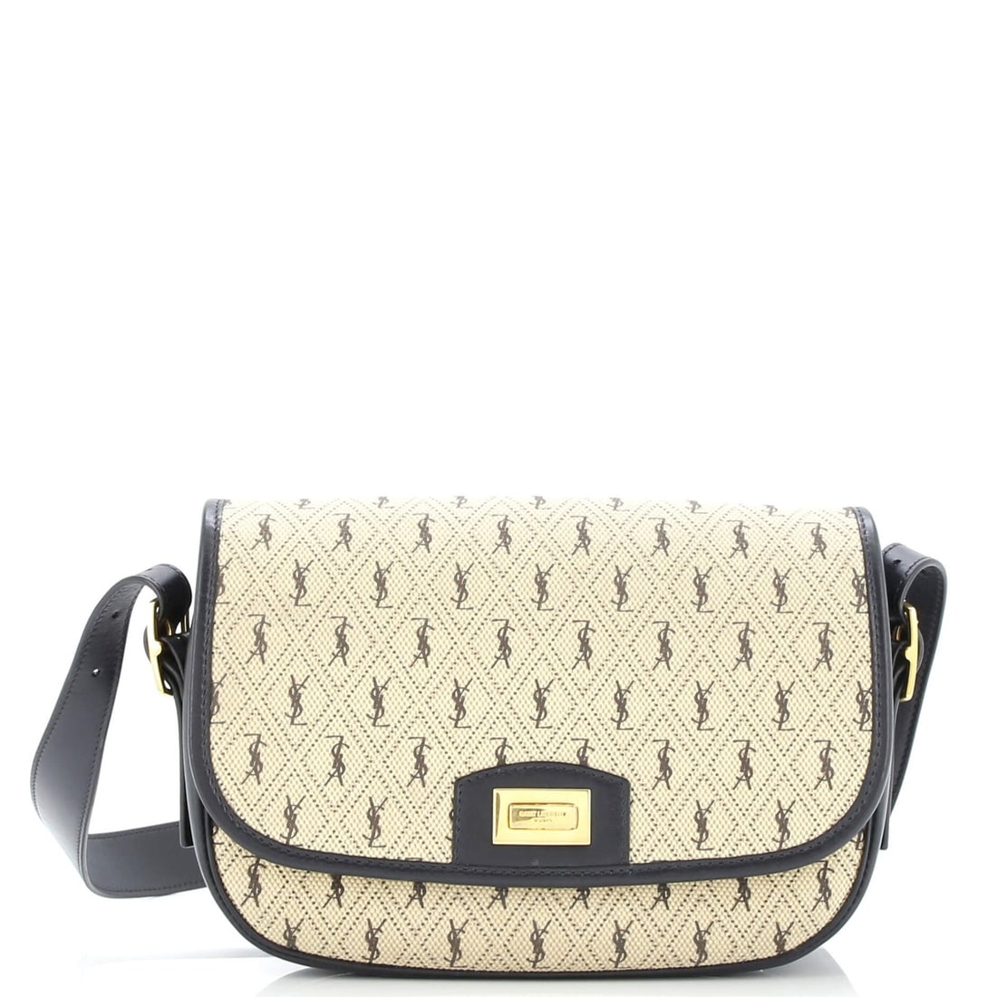 Medium Saint Laurent Flap Satchel Monogram All Over Canvas and Leather: Medium Saint Laurent Flap Satchel Monogram All Over Canvas and Leather This listing features Medium Saint Laurent Flap Satchel Monogram All Over Canvas and Leather. Item specifics are provided below.