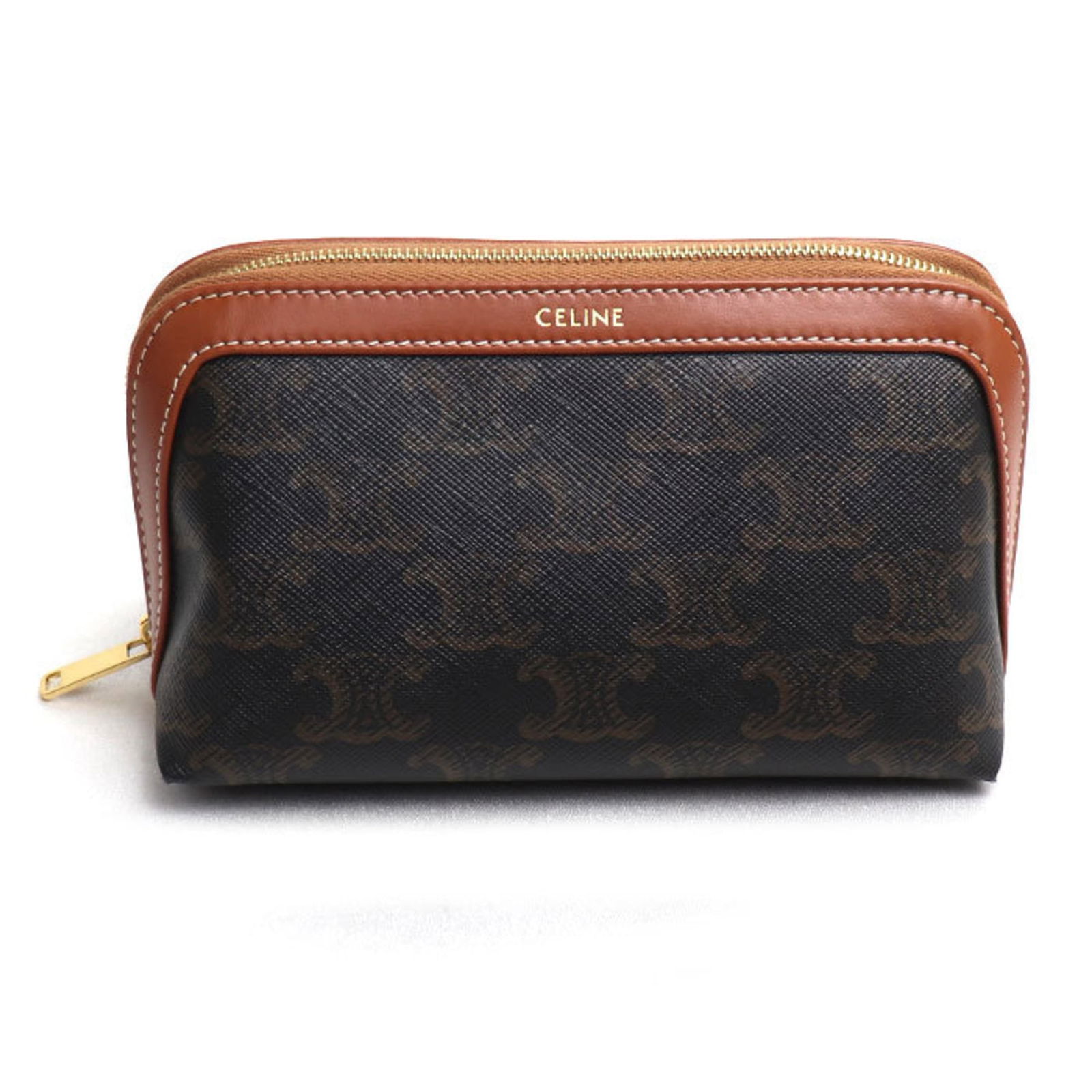 Canvas - Celine Pouch Leather: Canvas - Celine Pouch Leather This listing features Canvas - Celine Pouch Leather. Item specifics are provided below. Item Specifics: Brand: Celine Type: Pouch Material: Leather , Canvas Color: Brown