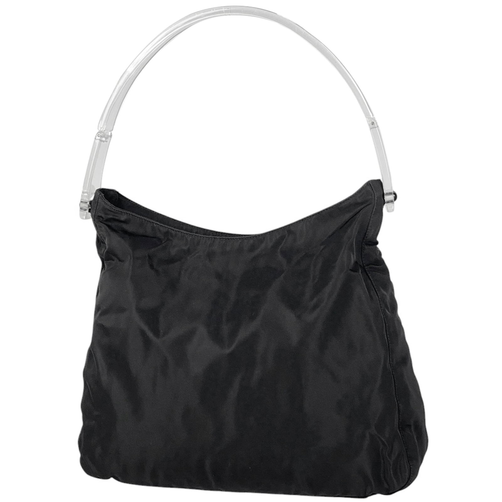 Nylon Prada Shoulder Bag: Nylon Prada Shoulder Bag This listing features Nylon Prada Shoulder Bag. Item specifics are provided below. Item Specifics: Brand: Prada Type: Shoulder Bag Material: Nylon Color: Black, Nero Gender: W