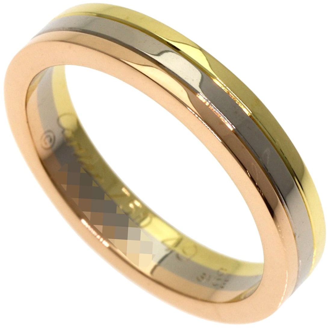 Gold CARTIER Three colors # 49 Ring K18 Yellow Gold 18K Pink: Gold CARTIER Three colors # 49 Ring K18 Yellow Gold 18K Pink This listing features Gold CARTIER Three colors # 49 Ring K18 Yellow Gold 18K Pink. Item specifics are provided below. Item Specifics: Bran