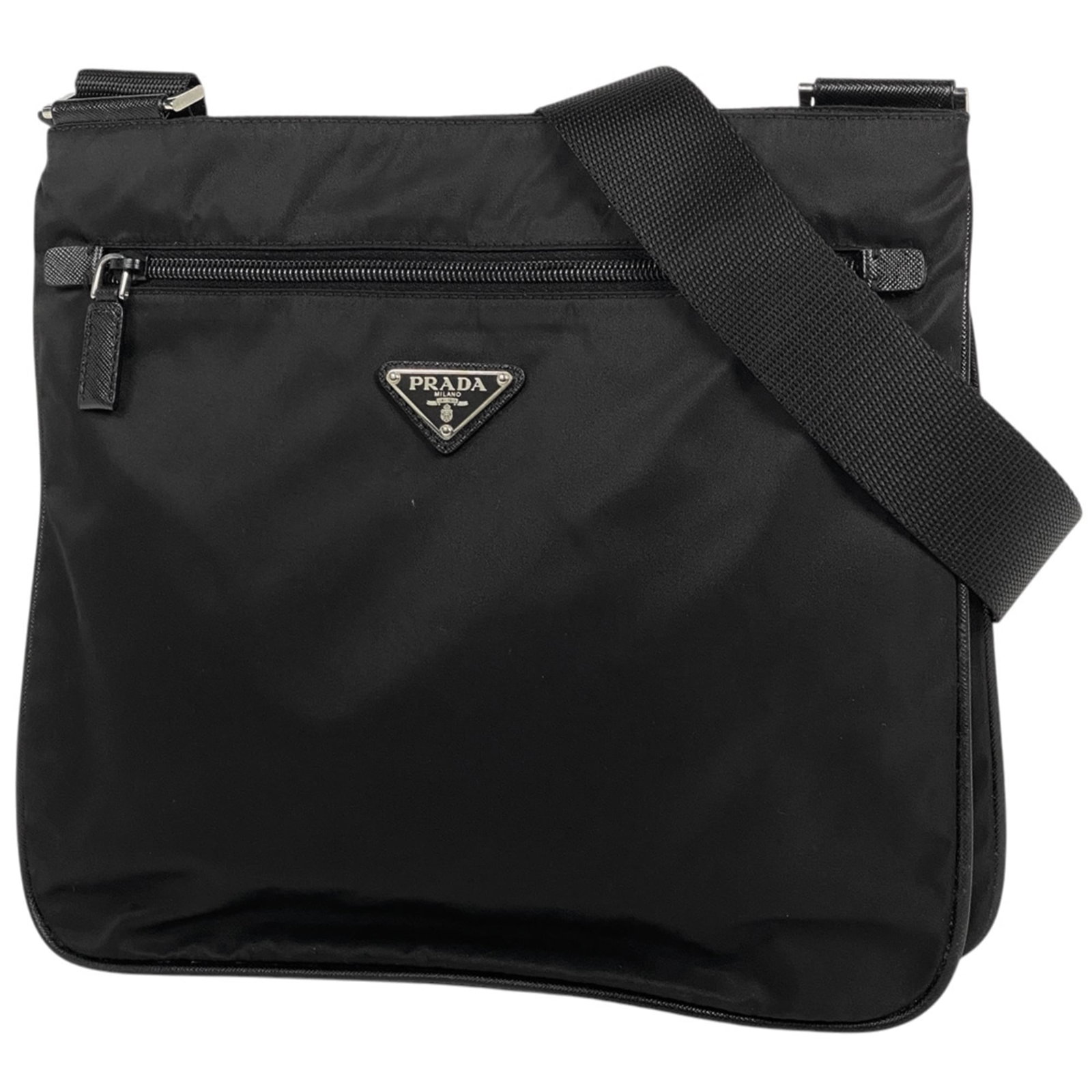 Nylon Prada Shoulder Bag: Nylon Prada Shoulder Bag This listing features Nylon Prada Shoulder Bag. Item specifics are provided below. Item Specifics: Brand: Prada Type: Shoulder Bag Material: Nylon Color: Black, Nero Gender: W