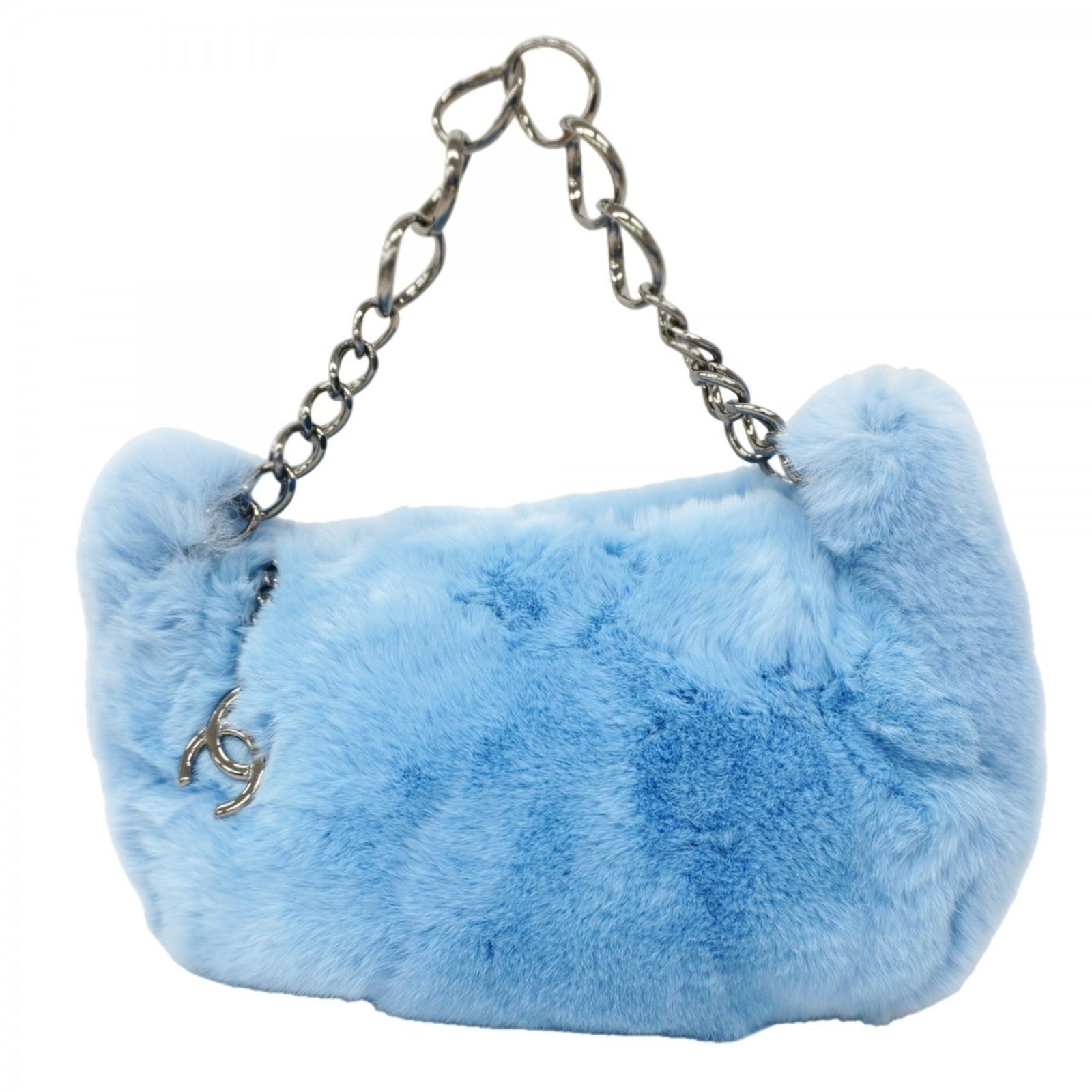 Fur Chanel Handbag: Fur Chanel Handbag This listing features Fur Chanel Handbag. Item specifics are provided below. Item Specifics: Brand: Chanel Type: Handbag Material: Fur Color: Blue Hardware Color: Silver Gender: Wom