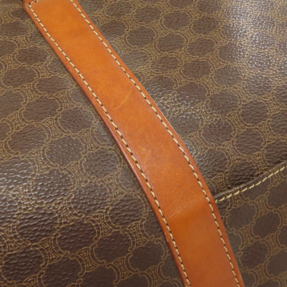 PVC CELINE Macadam pattern Boston bag - 14