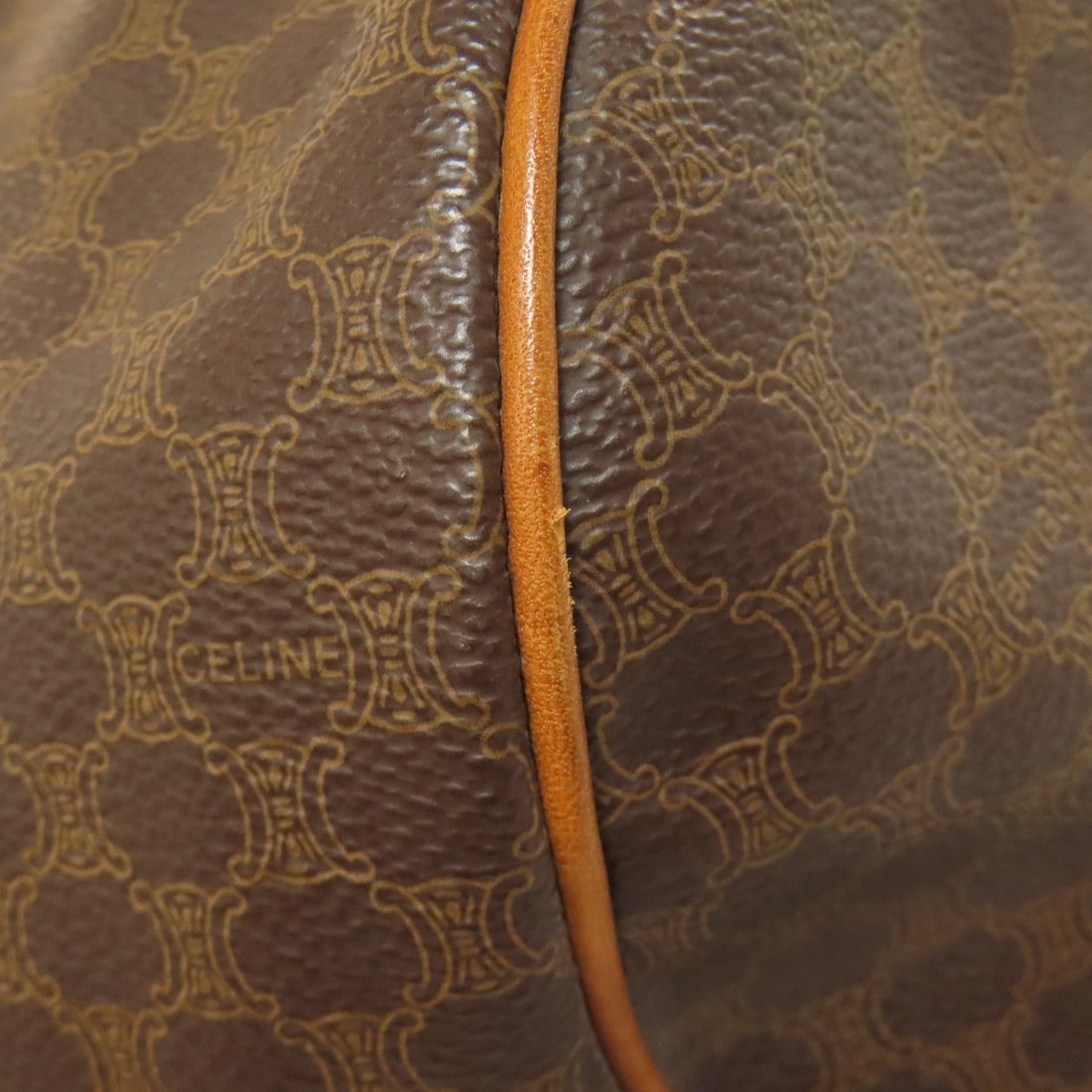 PVC CELINE Macadam pattern Boston bag - 15