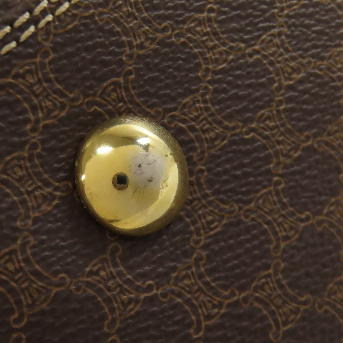 PVC CELINE Macadam pattern Boston bag - 16