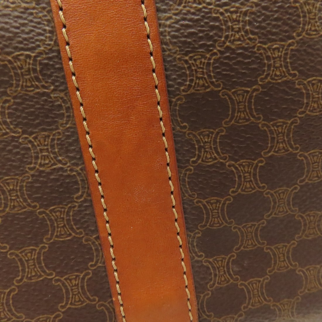 PVC CELINE Macadam pattern Boston bag - 18