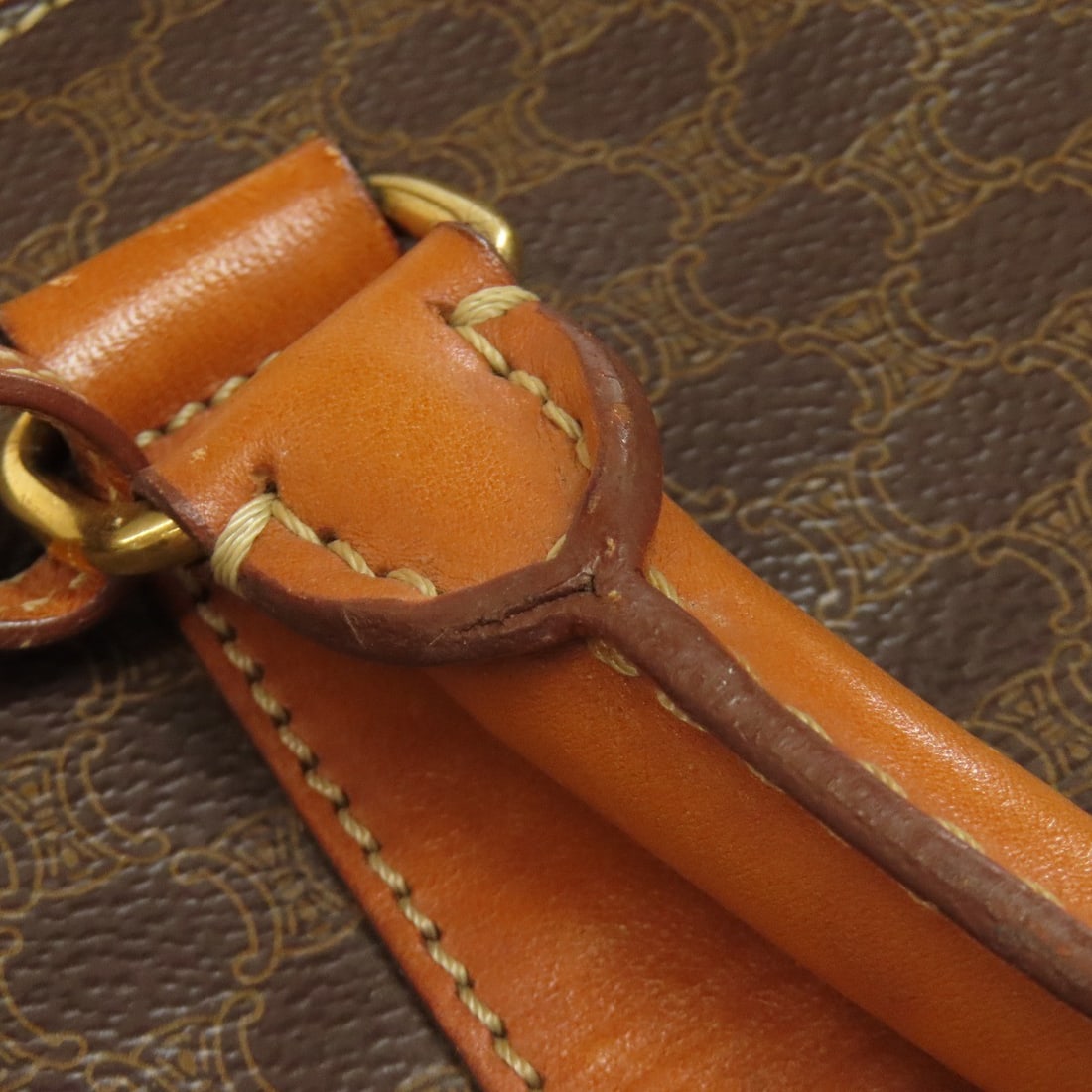 PVC CELINE Macadam pattern Boston bag - 20