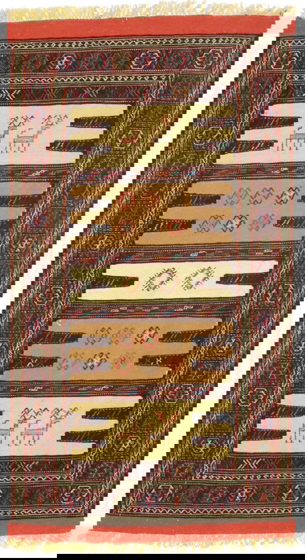 ft Beige & Cream Tribal Flat-Weave Sumak Herati Rug Oriental Decor Carpet 3X5'7: ft Beige & Cream Tribal Flat-Weave Sumak Herati Rug Oriental Decor Carpet 3X5'7 This listing features ft Beige & Cream Tribal Flat-Weave Sumak Herati Rug Oriental Decor Carpet 3X5'7. Item specifics ar