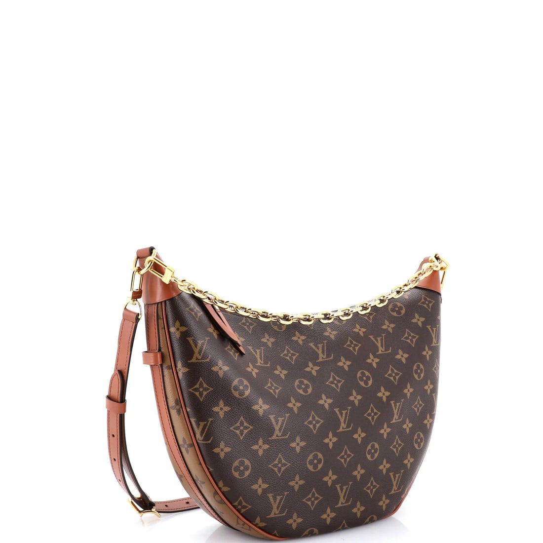 Canvas Louis Vuitton Loop Hobo Reverse Monogram - 2