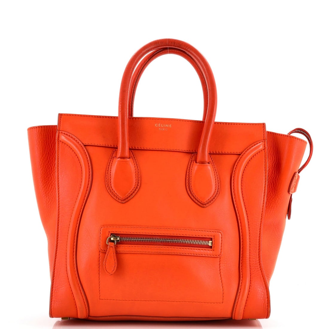 Mini Celine Luggage Bag Grainy Leather: Mini Celine Luggage Bag Grainy Leather This listing features Mini Celine Luggage Bag Grainy Leather. Item specifics are provided below. Item Specifics: Brand: Celine Exterior Material: Leather