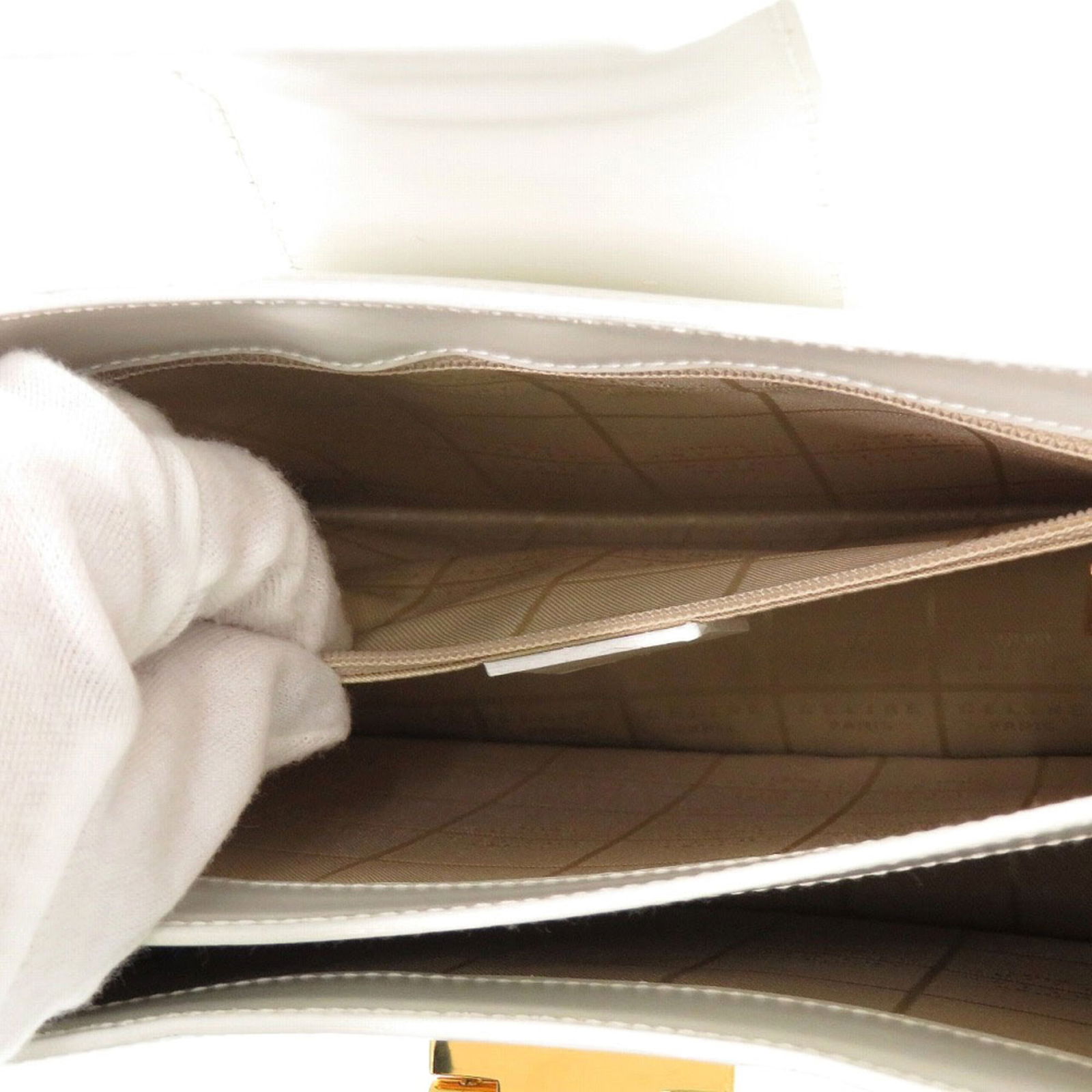 Leather Celine Handbag - 7