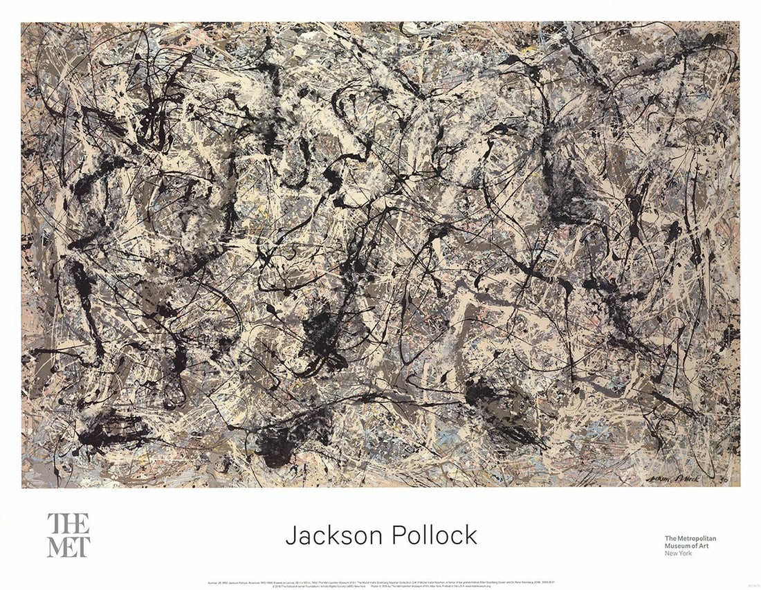White JACKSON POLLOCK Number 28 27" x 35" Poster 2016 Abstract Black &: White JACKSON POLLOCK Number 28 27" x 35" Poster 2016 Abstract Black & This listing features White JACKSON POLLOCK Number 28 27" x 35" Poster 2016 Abstract Black &. Item specifics are provided below.