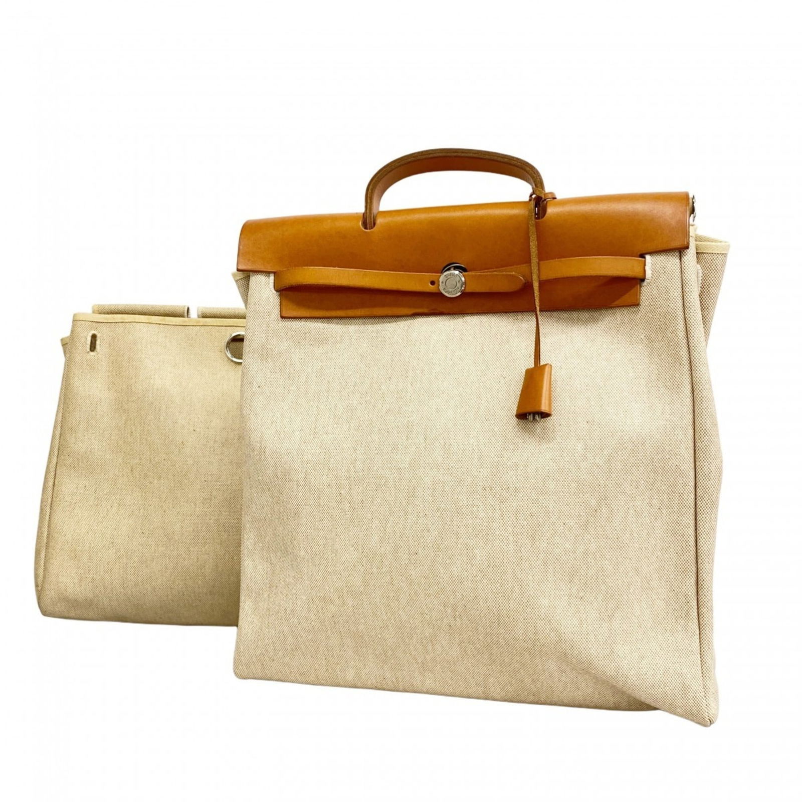 H Hermes Handbag Toile: H Hermes Handbag Toile This listing features H Hermes Handbag Toile. Item specifics are provided below. Item Specifics: Brand: Hermes Type: Handbag Material: Toile H Color: Natural Hardware Color: Sil