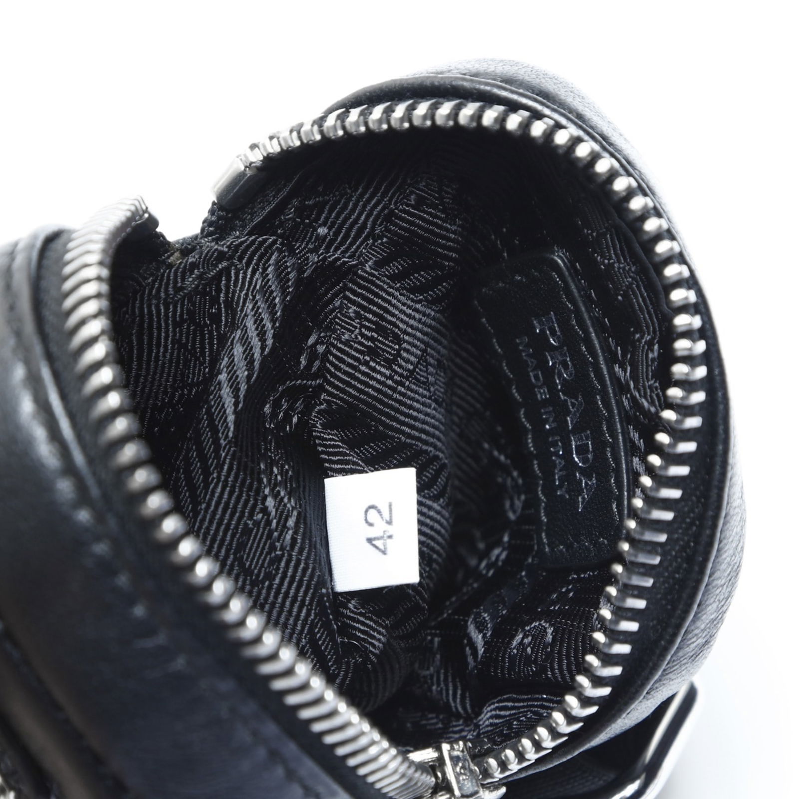 Leather Prada Pouch - 4