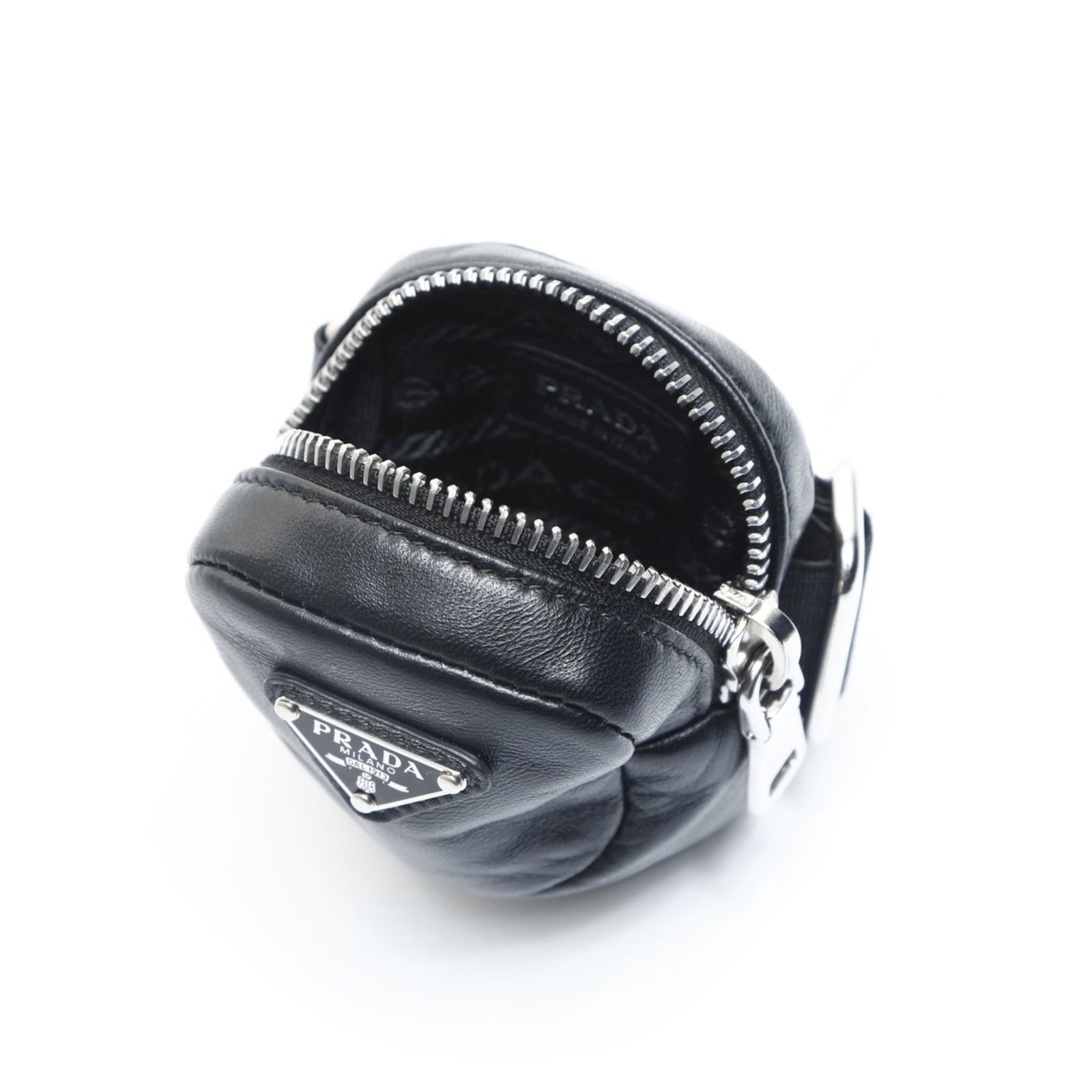 Leather Prada Pouch - 5