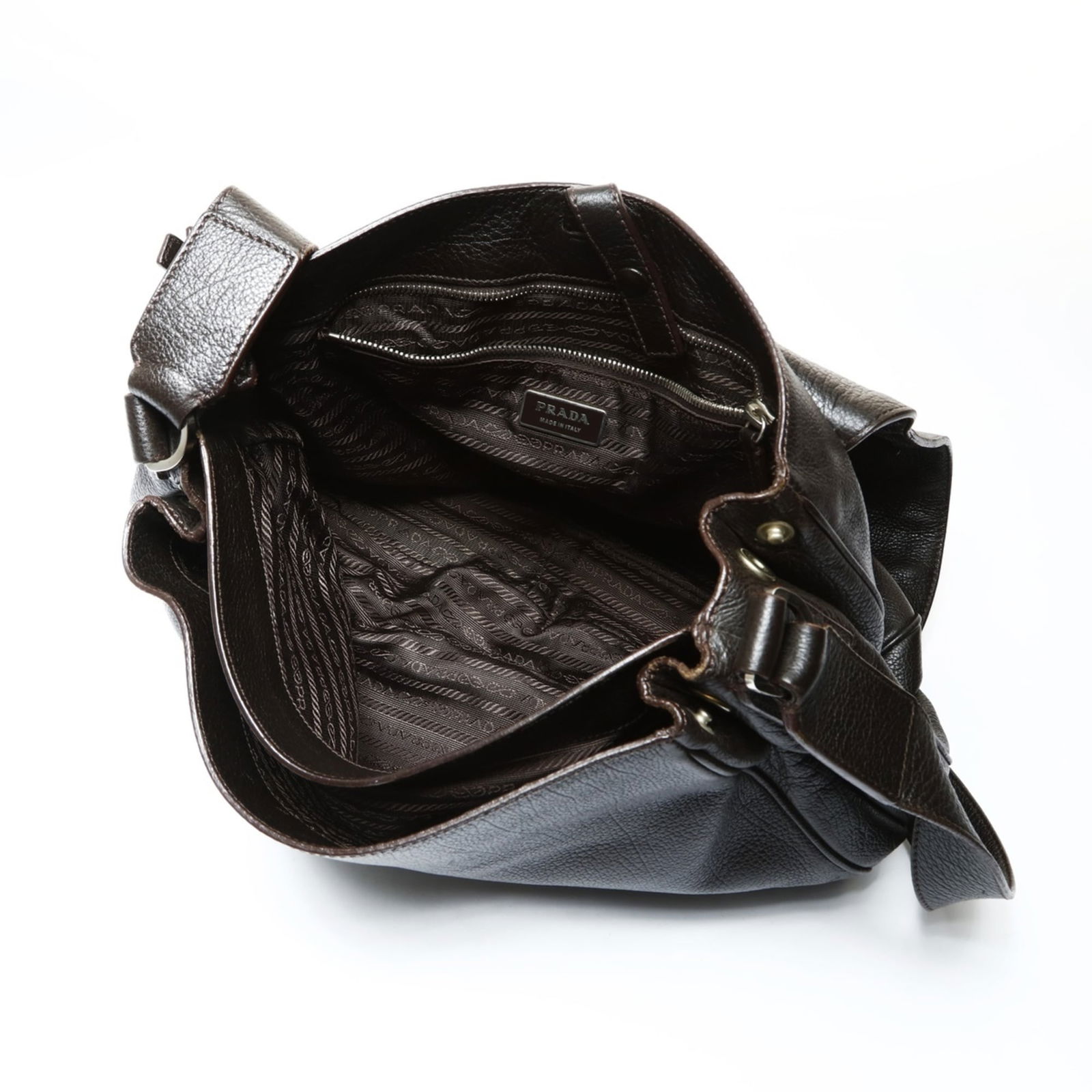 Leather Prada Shoulder Bag - 11