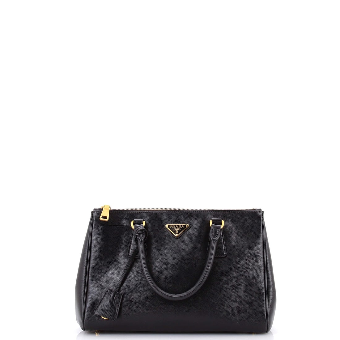 Small Prada Double Zip Lux Tote Saffiano Leather (1 of 8)