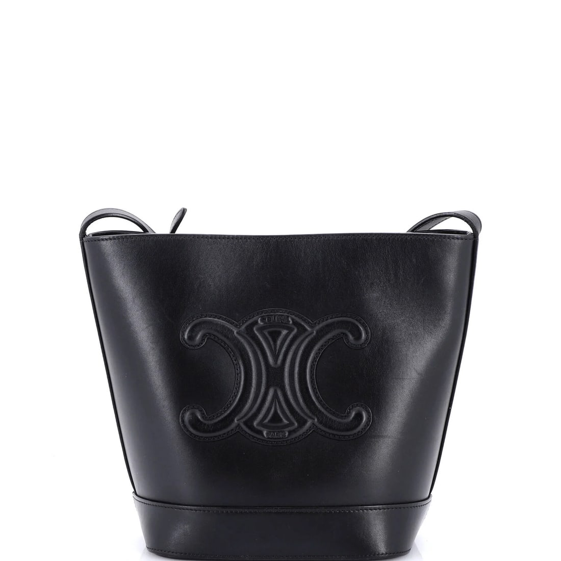 Small Celine Cuir Triomphe Bucket Bag Leather: Small Celine Cuir Triomphe Bucket Bag Leather This listing features Small Celine Cuir Triomphe Bucket Bag Leather. Item specifics are provided below. Item Specifics: Brand: Celine Exterior Material: L