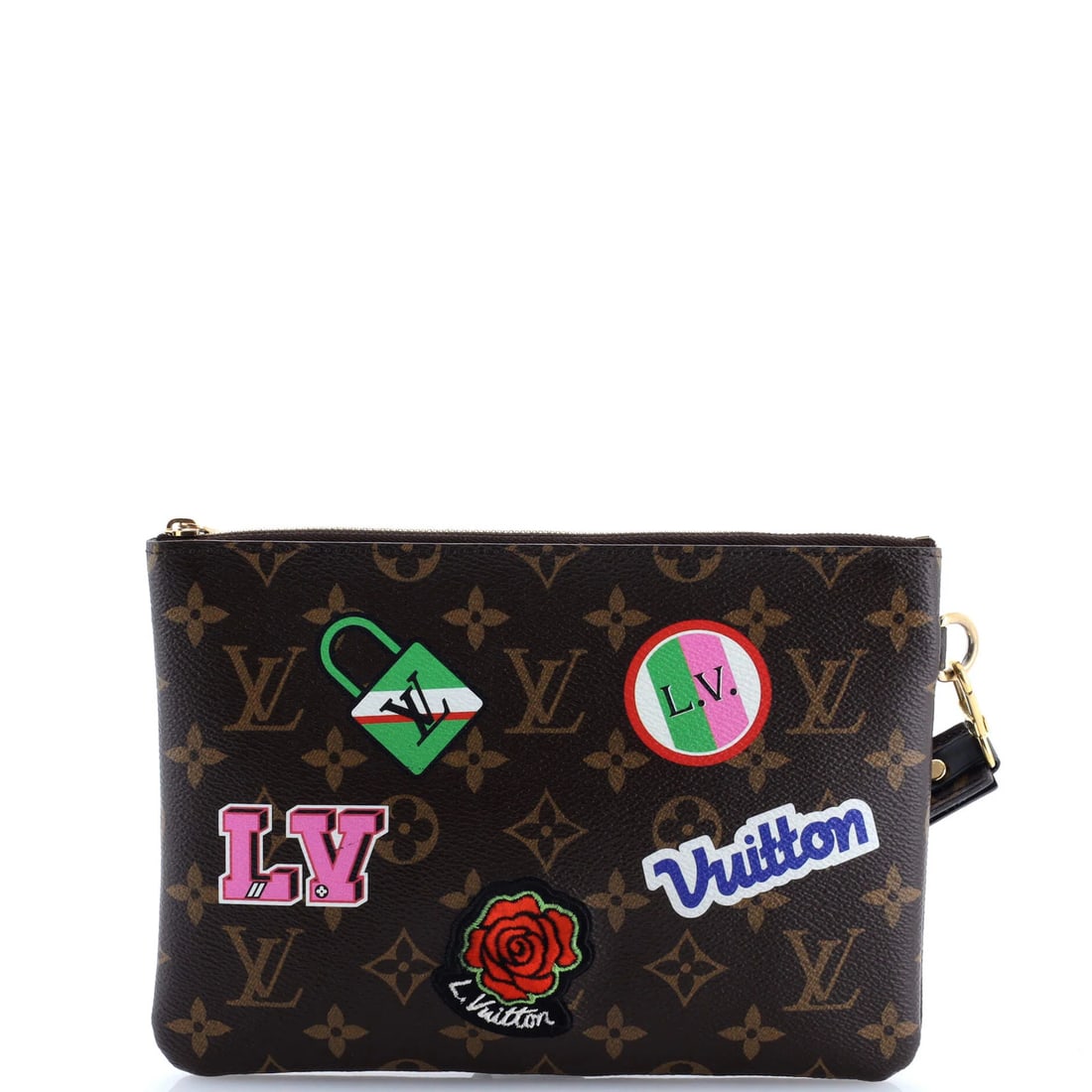 Canvas Louis Vuitton City Pouch Limited Edition Patches Monogram: Canvas Louis Vuitton City Pouch Limited Edition Patches Monogram This listing features Canvas Louis Vuitton City Pouch Limited Edition Patches Monogram. Item specifics are provided below. Item Specifi
