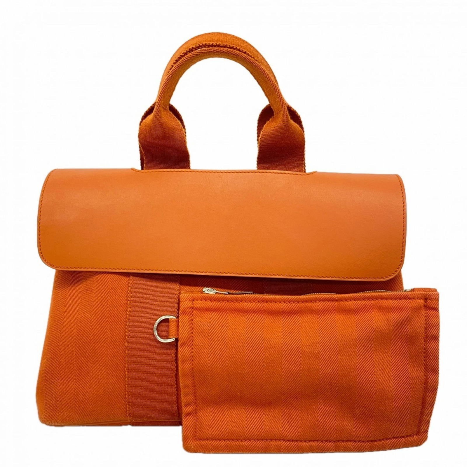 Chevron Hermes Tote Bag Toile: Chevron Hermes Tote Bag Toile This listing features Chevron Hermes Tote Bag Toile. Item specifics are provided below. Item Specifics: Brand: Hermes Type: Tote Bag Material: Toile Chevron Color: Orange