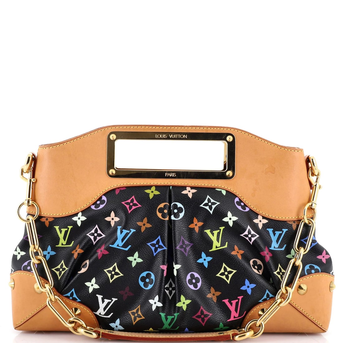 MM Louis Vuitton Judy Handbag Monogram Multicolor: MM Louis Vuitton Judy Handbag Monogram Multicolor This listing features MM Louis Vuitton Judy Handbag Monogram Multicolor. Item specifics are provided below. Item Specifics: Brand: Louis Vuitton Exter