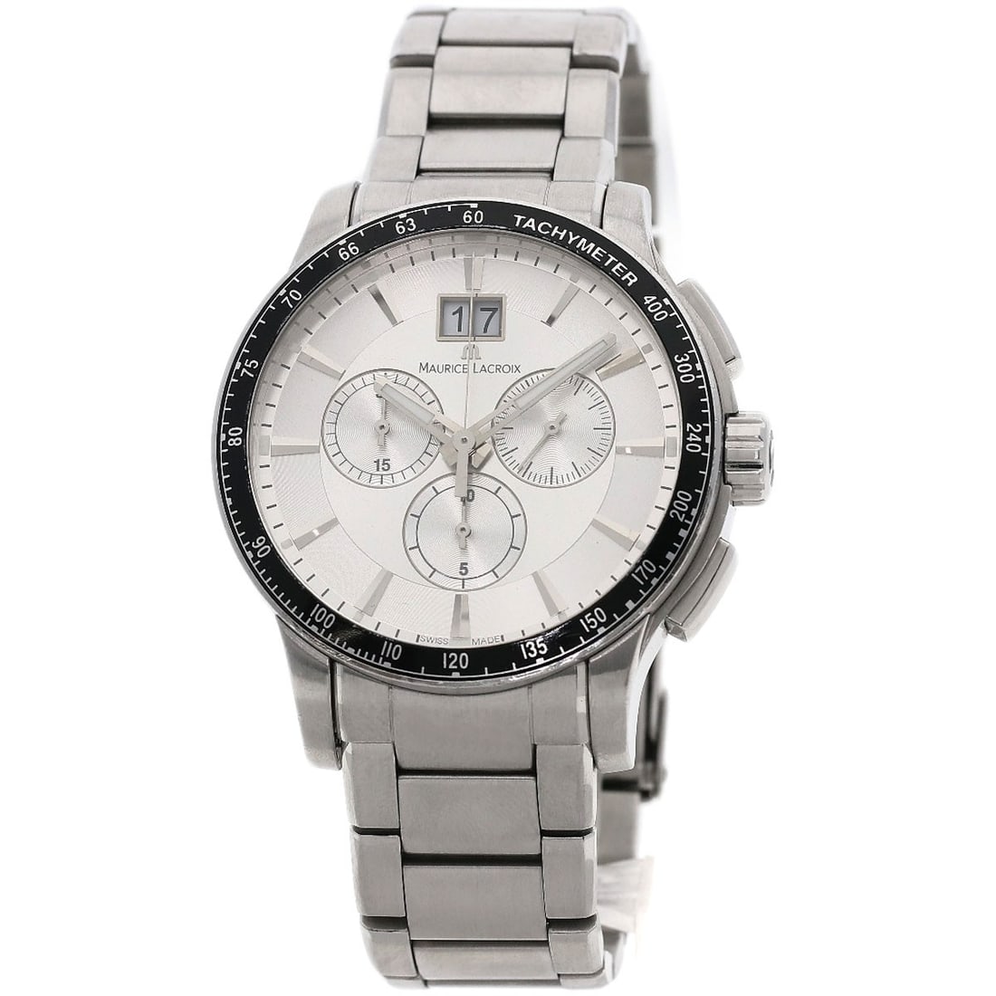 Steel MAURICE LACROIX Milos Chrono Watches MI1098 Stainless Steel/ Stainless: Steel MAURICE LACROIX Milos Chrono Watches MI1098 Stainless Steel/ Stainless This listing features Steel MAURICE LACROIX Milos Chrono Watches MI1098 Stainless Steel/ Stainless. Item specifics are prov