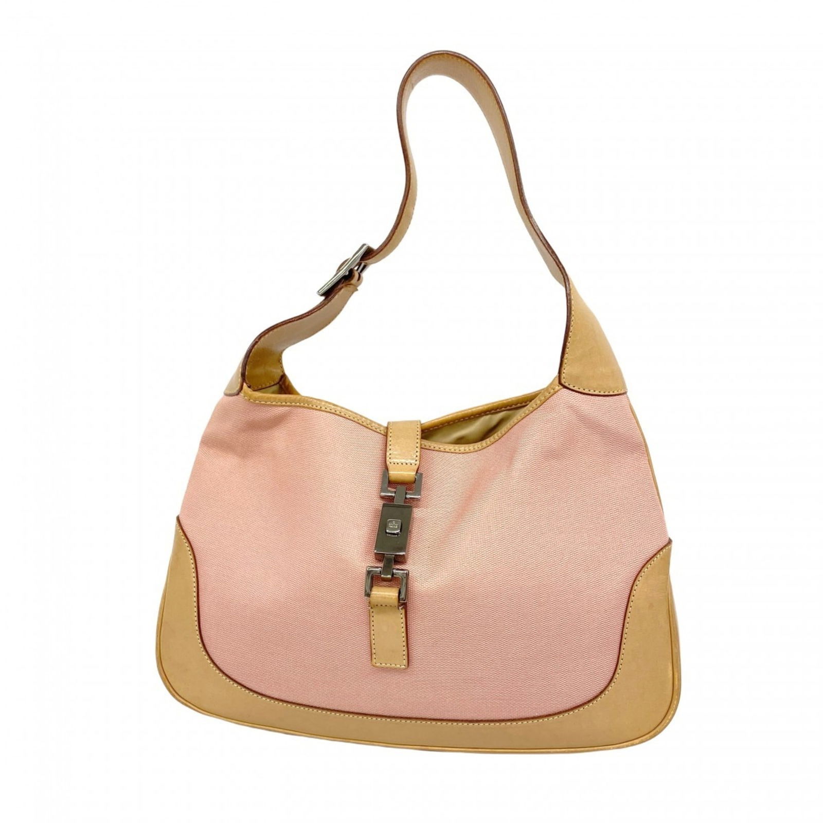 Canvas Gucci Handbag: Canvas Gucci Handbag This listing features Canvas Gucci Handbag. Item specifics are provided below. Item Specifics: Brand: Gucci Type: Handbag Material: Canvas Color: Pink Hardware Color: Silver Gende