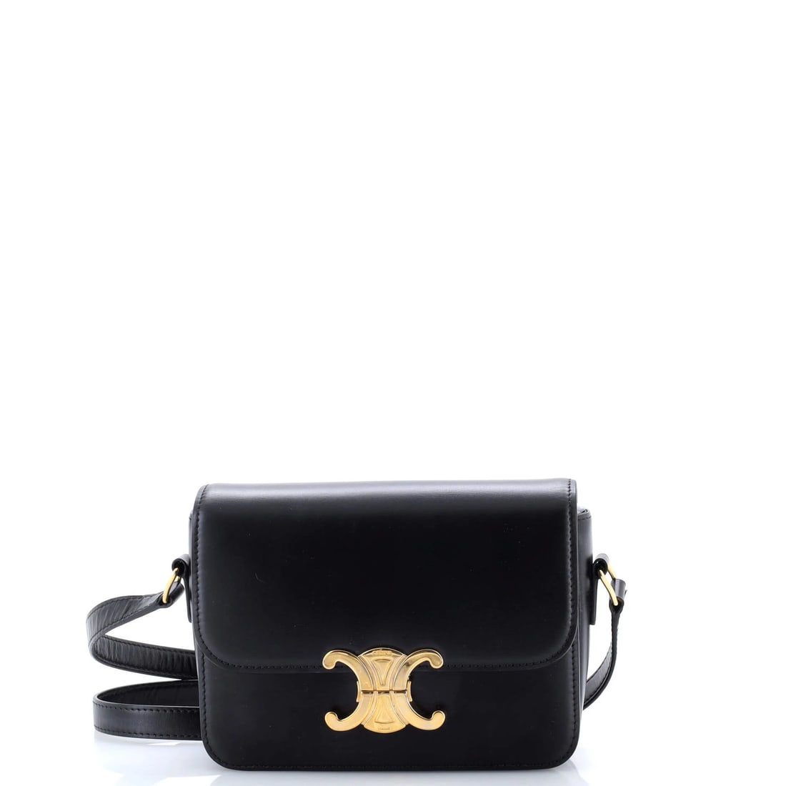 Teen Celine Triomphe Shoulder Bag Smooth Calfskin: Teen Celine Triomphe Shoulder Bag Smooth Calfskin This listing features Teen Celine Triomphe Shoulder Bag Smooth Calfskin. Item specifics are provided below. Item Specifics: Brand: Celine Exterior Mat
