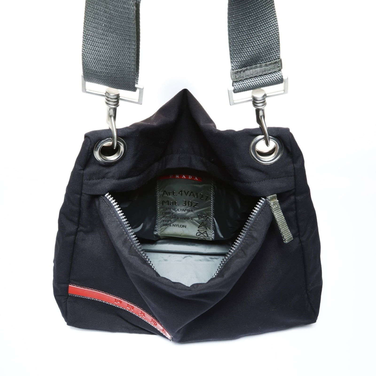 Canvas Prada Shoulder Bag - 13