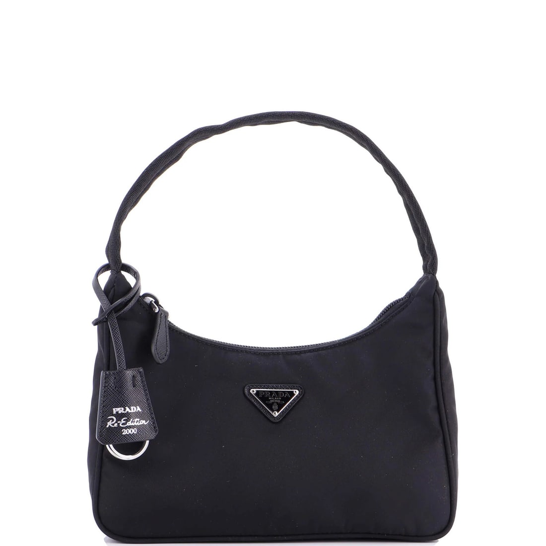 Mini Prada Re-Edition 2000 Hobo Tessuto (1 of 5)