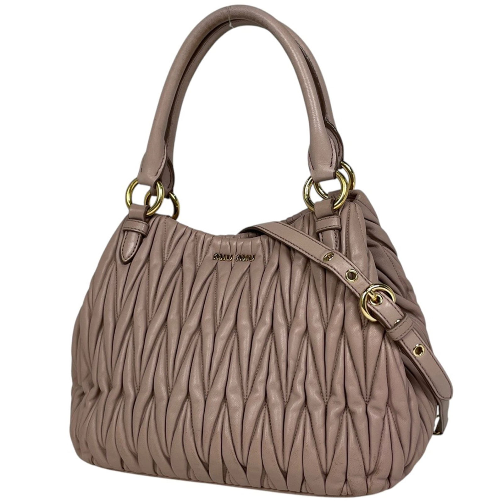 Shoulder Bag Leather - Miu Handbag: Shoulder Bag Leather - Miu Handbag This listing features Shoulder Bag Leather - Miu Handbag. Item specifics are provided below. Item Specifics: Brand: Miu Miu Type: Handbag, Shoulder Bag Material: Lea