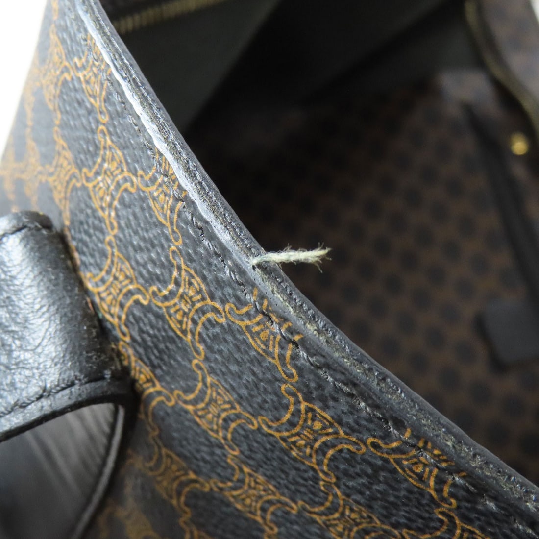 PVC CELINE Macadam pattern Tote Bag - 12