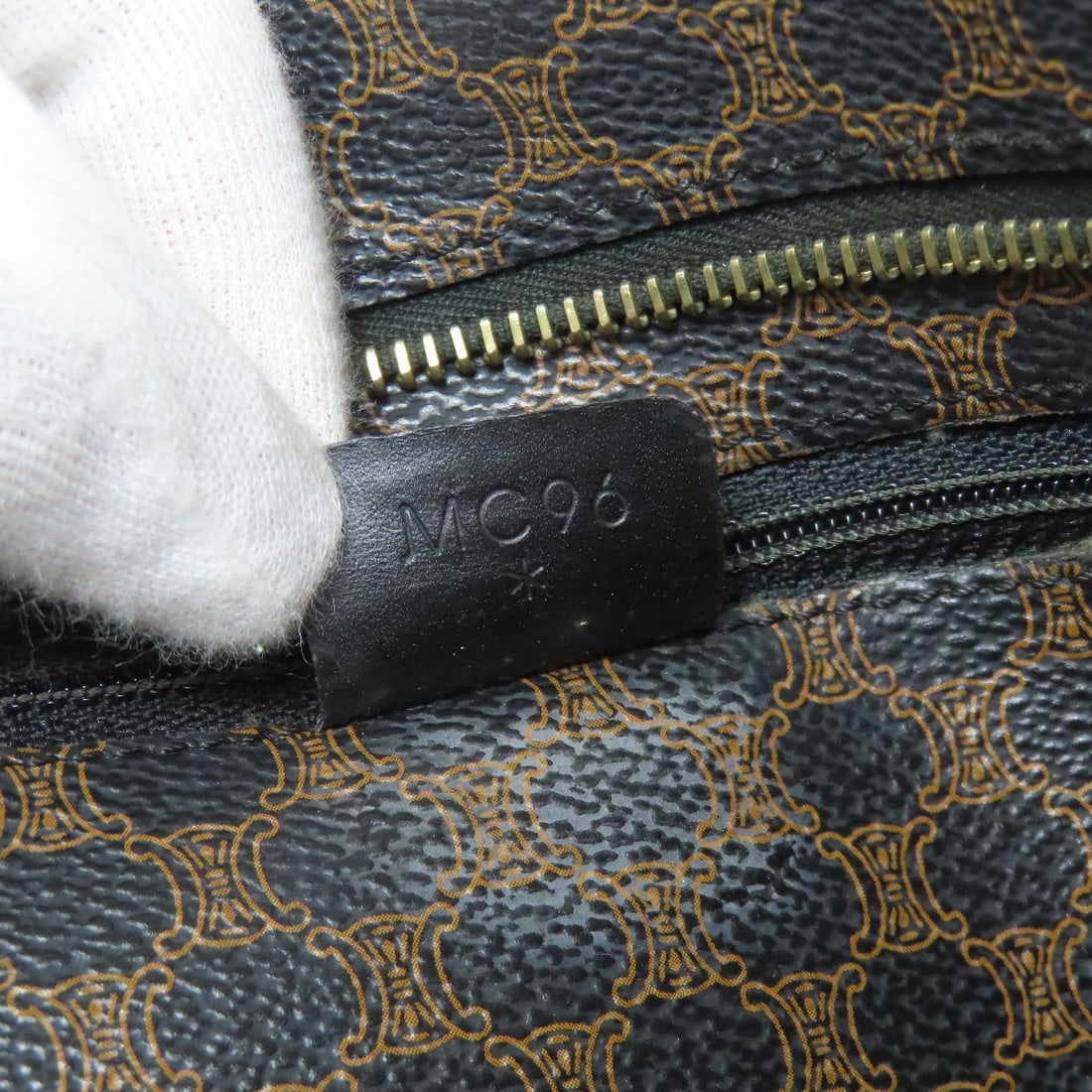 PVC CELINE Macadam pattern Tote Bag - 7