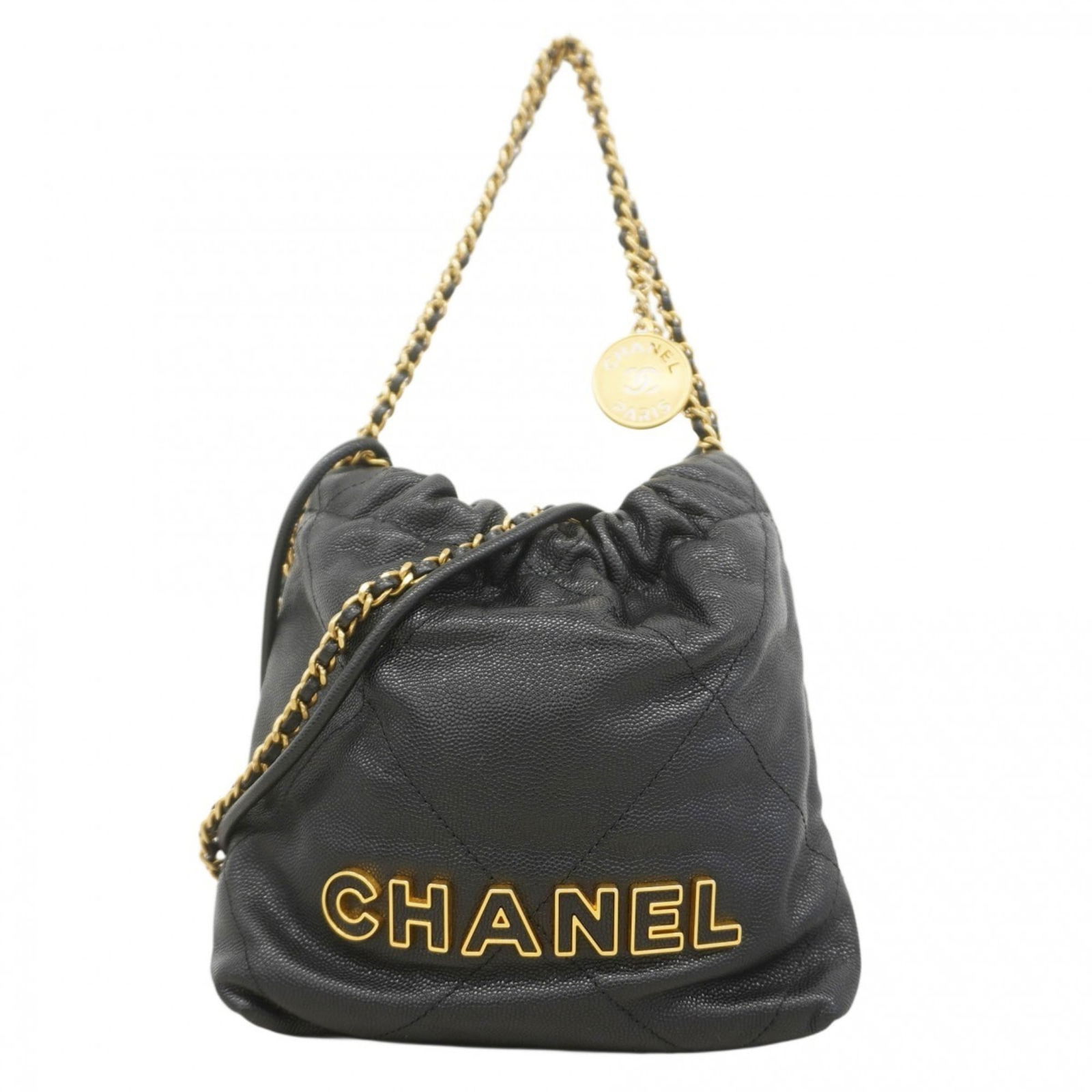 Calfskin Chanel Shoulder Bag Grained: Calfskin Chanel Shoulder Bag Grained This listing features Calfskin Chanel Shoulder Bag Grained. Item specifics are provided below. Item Specifics: Brand: Chanel Type: Shoulder Bag Material: Grained C