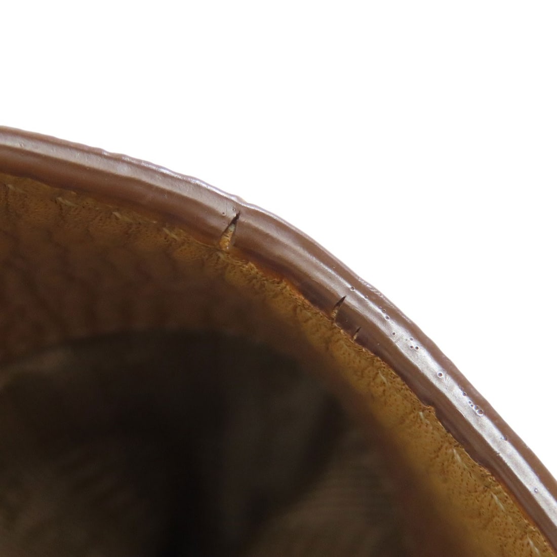 Leather PRADA logo Handbag - 14