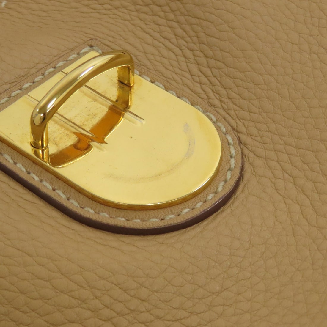 Leather PRADA logo Handbag - 15