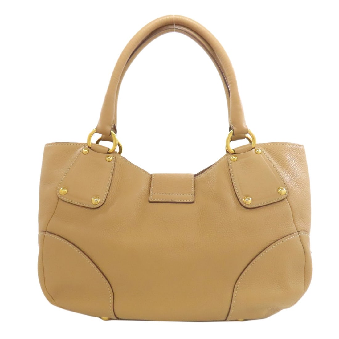 Leather PRADA logo Handbag - 2