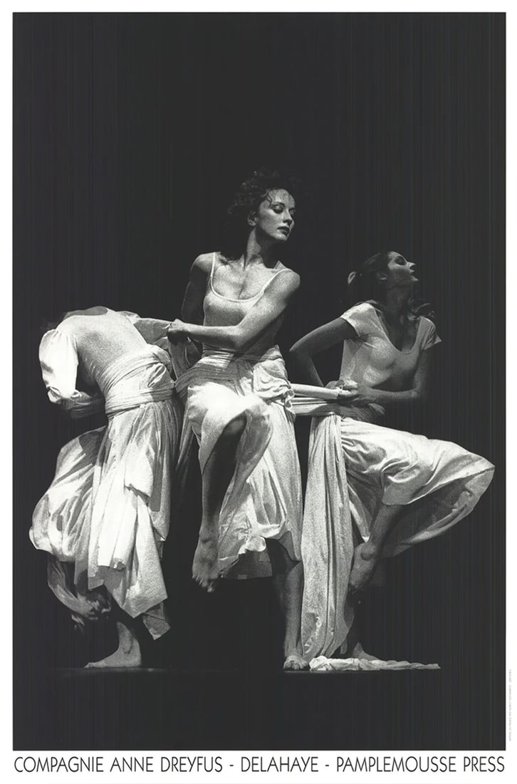 Photography CAROLYN CARLSON Compagne Ann Dreyfus 36.25" x 24" Offset Lithograph (1 of 4)