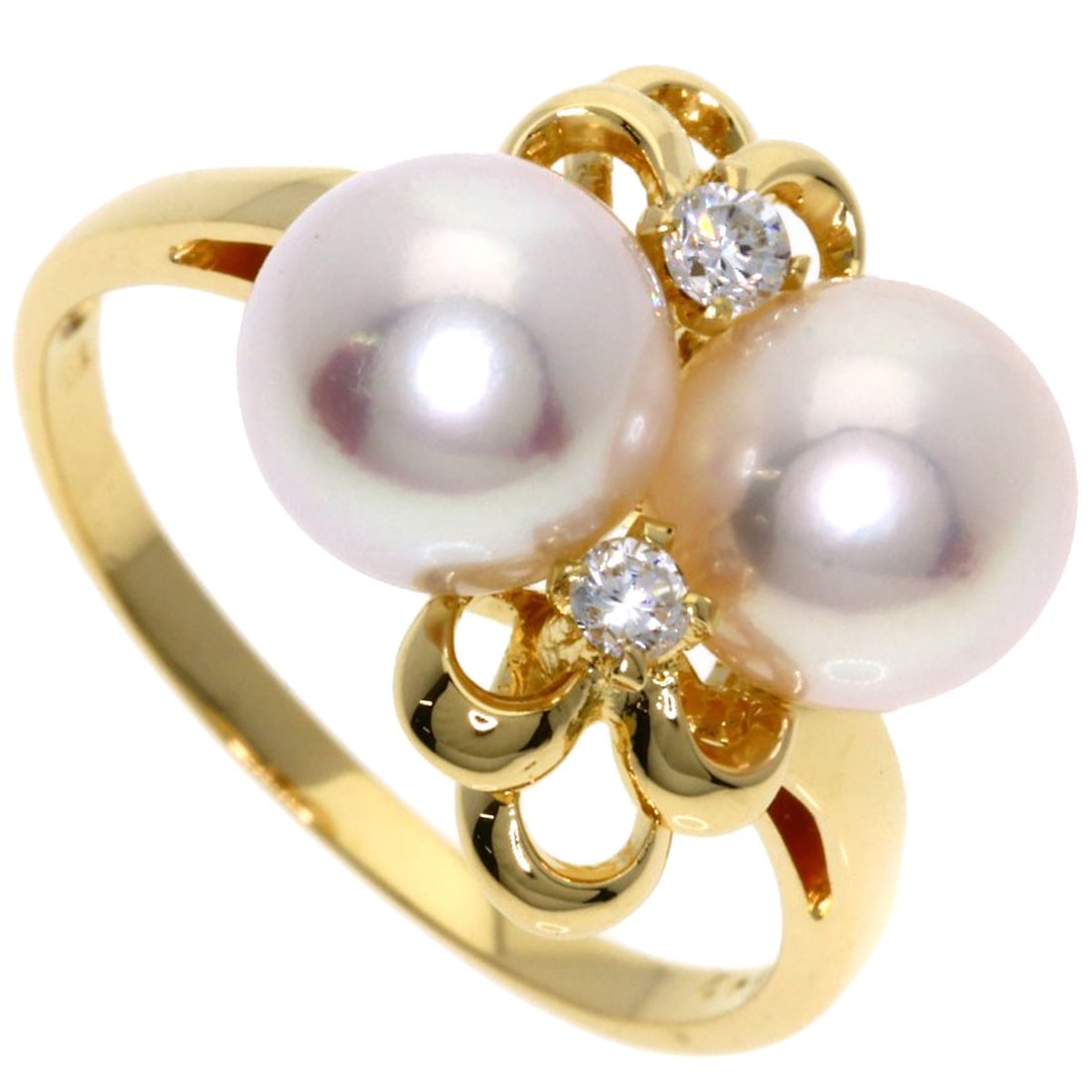 Gold TASAKI Pearl Diamond Ring K18 Yellow: Gold TASAKI Pearl Diamond Ring K18 Yellow This listing features Gold TASAKI Pearl Diamond Ring K18 Yellow. Item specifics are provided below. Item Specifics: Brand: TASAKI Style: Ring Material: K18 Ye