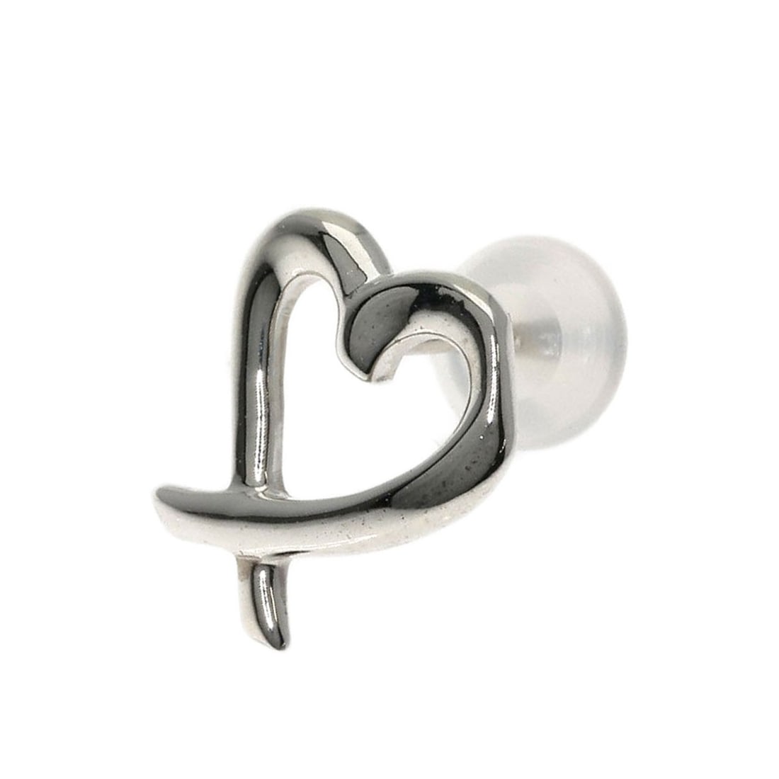 Silver TIFFANY&Co. Loving heart one ear only earring: Silver TIFFANY&Co. Loving heart one ear only earring This listing features Silver TIFFANY&Co. Loving heart one ear only earring. Item specifics are provided below. Item Specifics: Brand: TIFFANY&Co. S