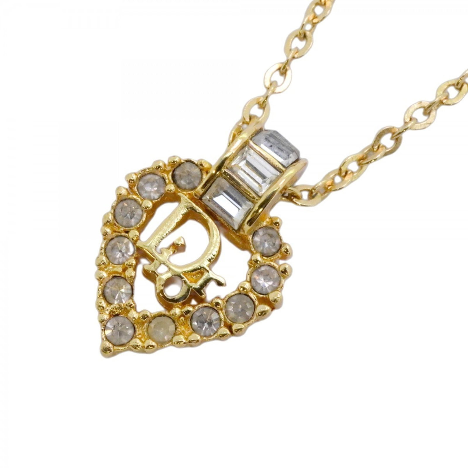 GP plated rhinestone gold for women - Christian Dior necklace: GP plated rhinestone gold for women - Christian Dior necklace This listing features GP plated rhinestone gold for women - Christian Dior necklace. Item specifics are provided below. Item Specifics: Br