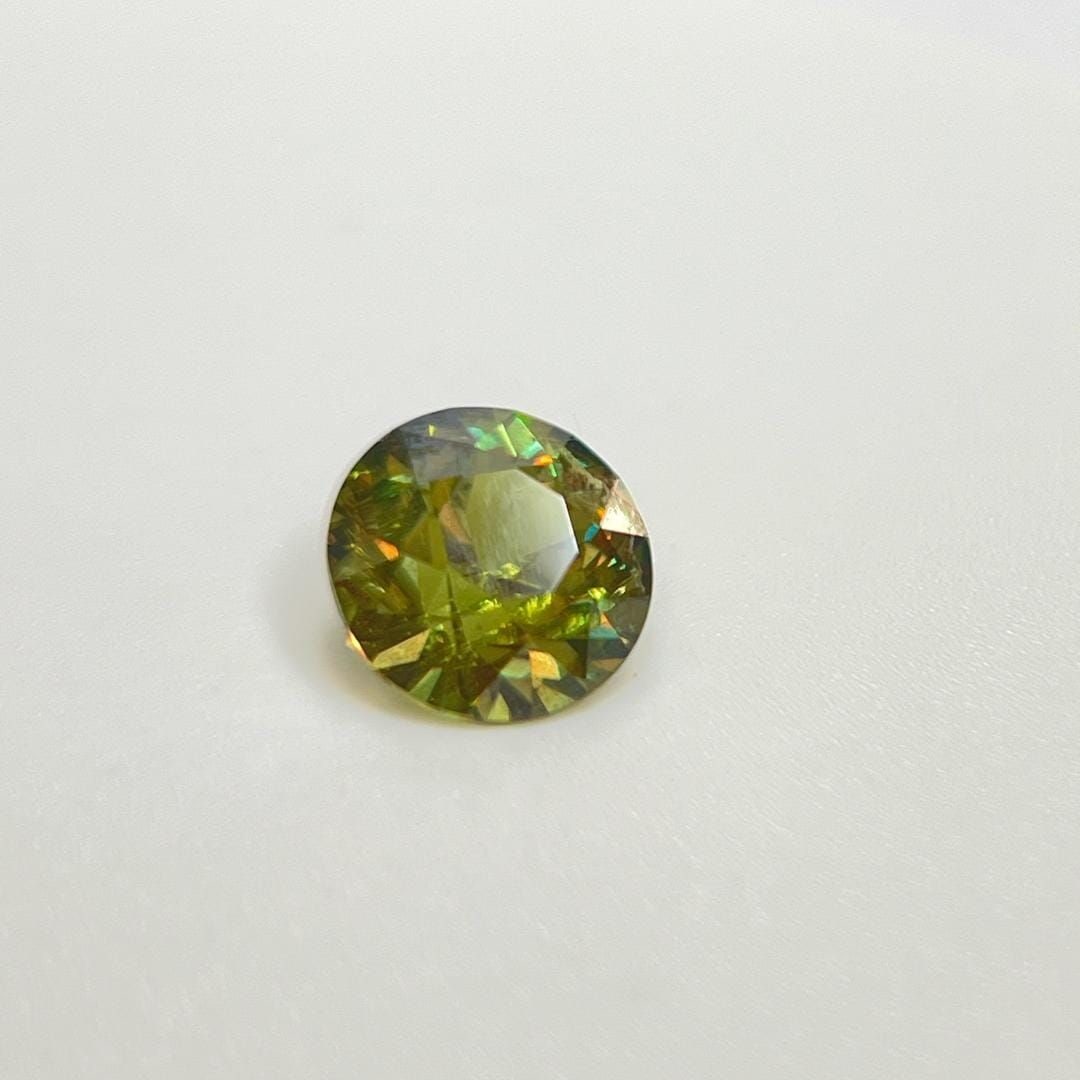 Loose Garnet Gemstone - Round 2.548ct Green SI (1 of 1)