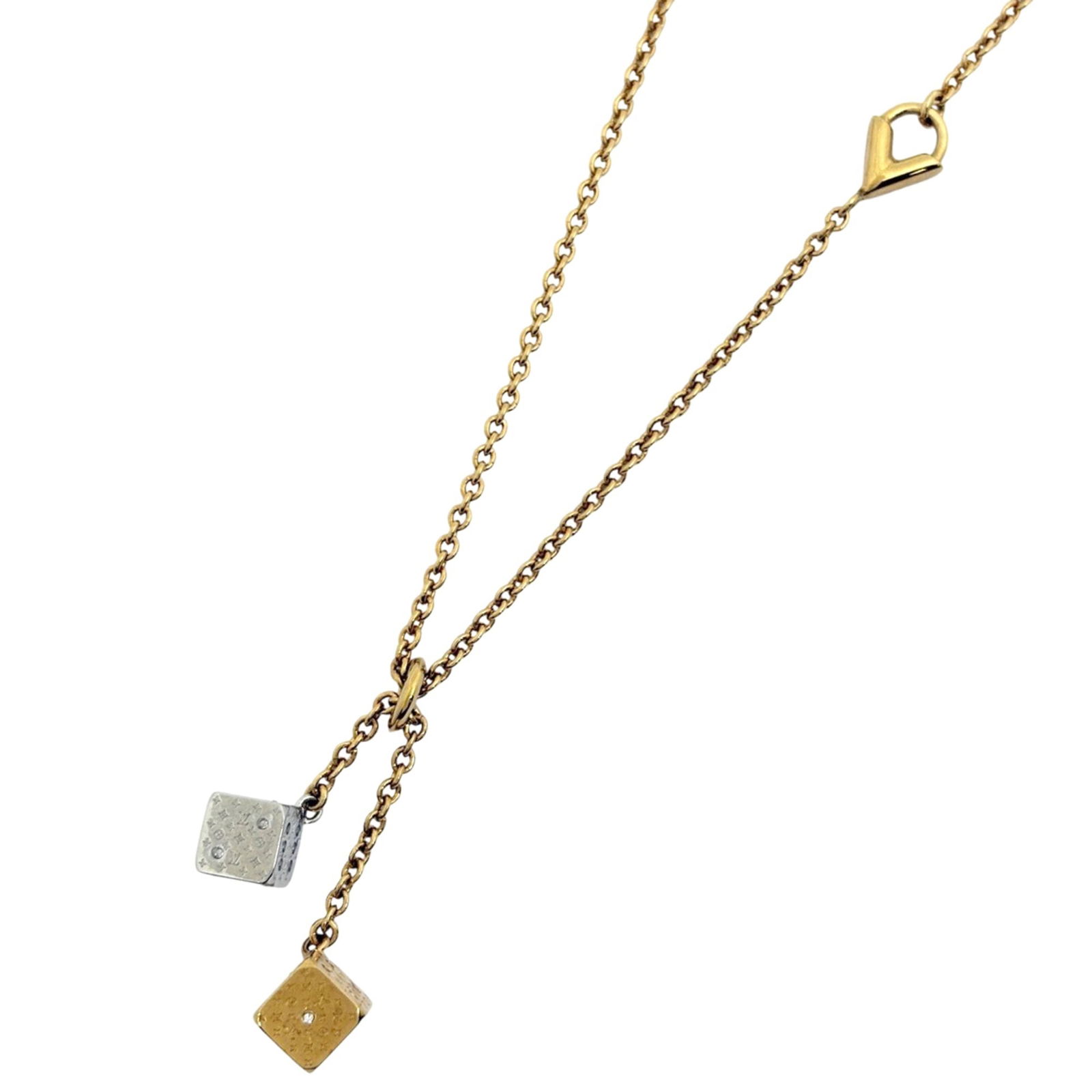 Women's - Louis Vuitton Lucky Gram Necklace - GP - Silver Plated - Gold - Silver: Women's - Louis Vuitton Lucky Gram Necklace - GP - Silver Plated - Gold - Silver This listing features Women's - Louis Vuitton Lucky Gram Necklace - GP - Silver Plated - Gold - Silver. Item specifics