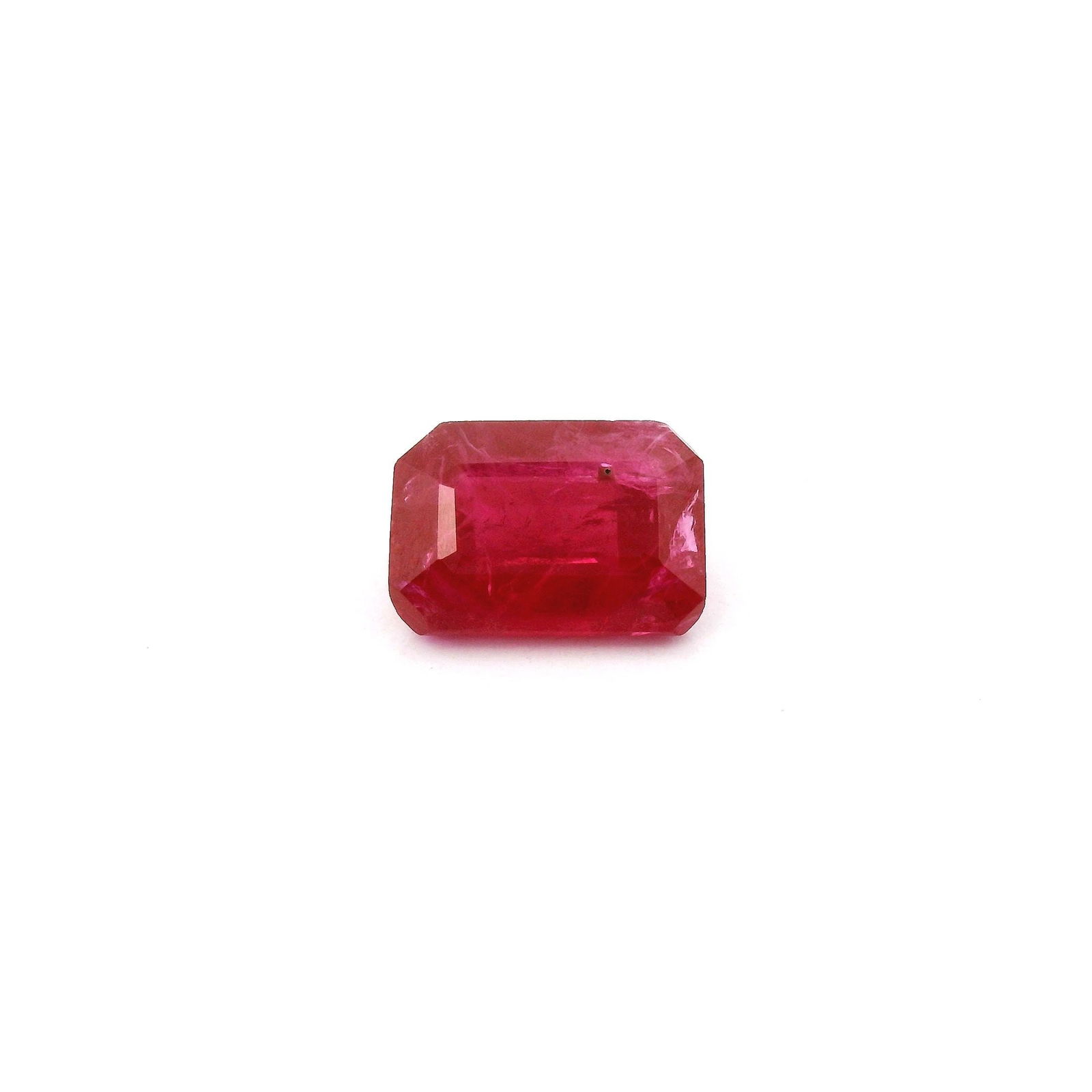 Loose Ruby Gemstone - GSI Octagonal 1.08ct Red MI (1 of 1)