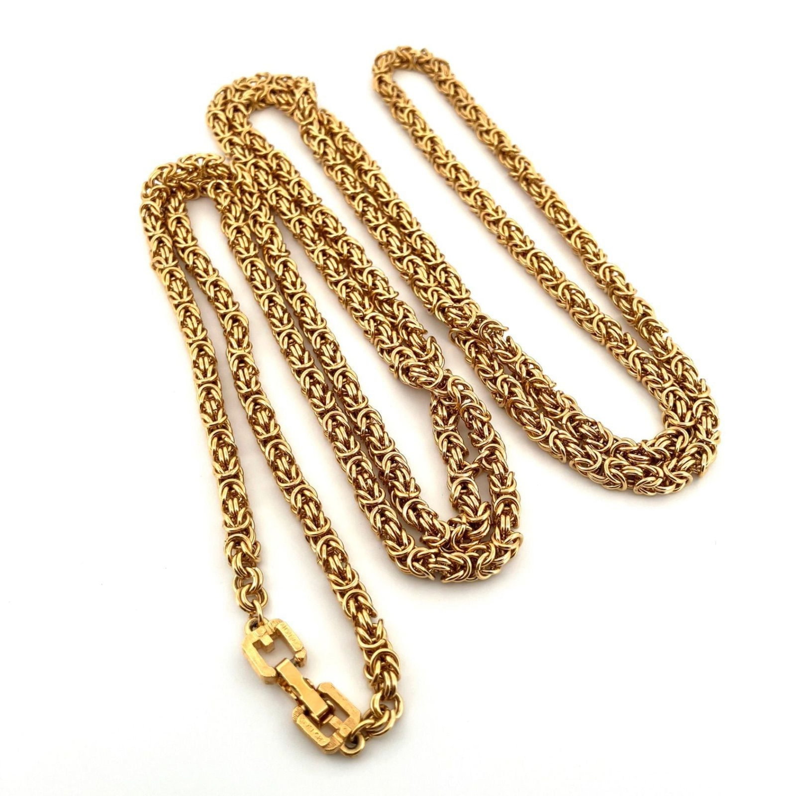 Accessory GIVENCHY Long Necklace GP Gold Vintage Brand (1 of 5)